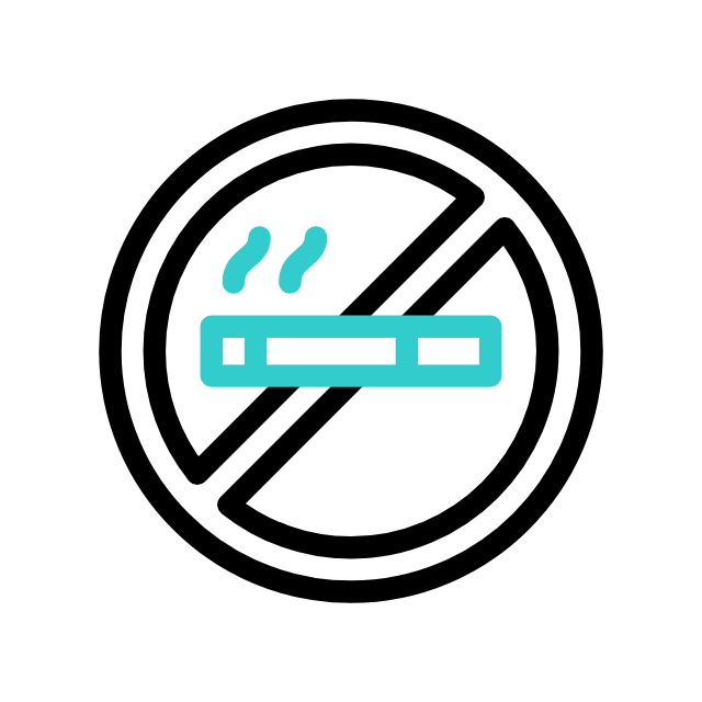 Non-smoking rooms